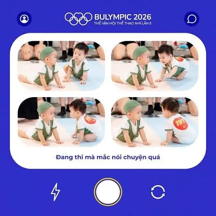 Đôi bạn nhỏ dễ thương tại Bulympic
