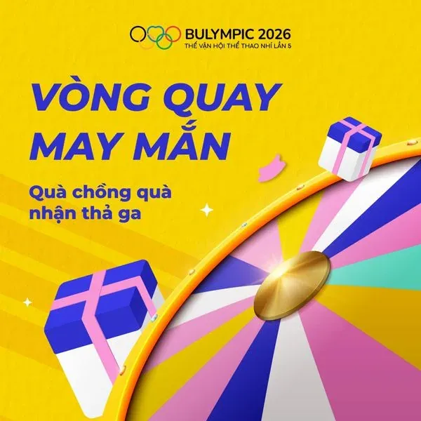Vòng quay may mắn - Bulympic 2026
